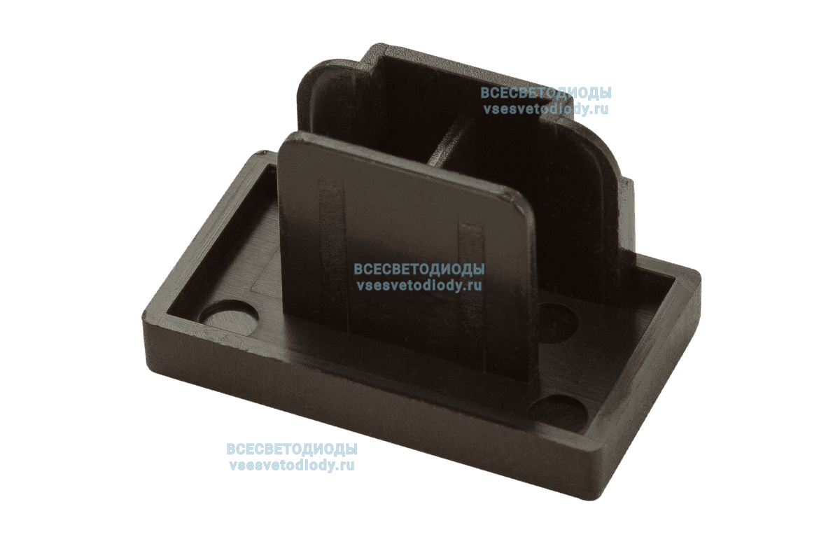 Заглушка торцевая, черная на однофазный шинопровод aax-evr1-b-Dn
