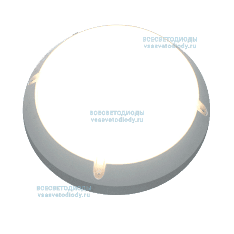 Светильник светодиодный ДБП-12w с датчиком 4500К 900Лм IP54 круглый белый (AL3006)