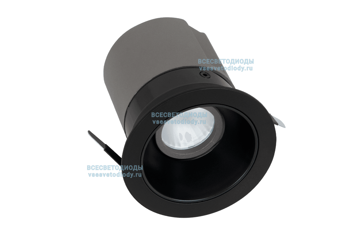 Светильник встраиваемый поворотный TweeRotary 15W D105*H99, 3000K, черный