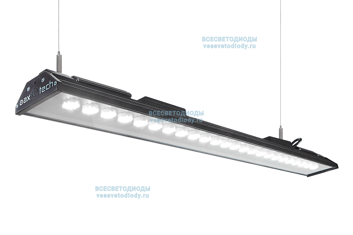 Светильник Сапфир 100W-10000Lm 4000-4500К КСС Г с Тросовым креплением