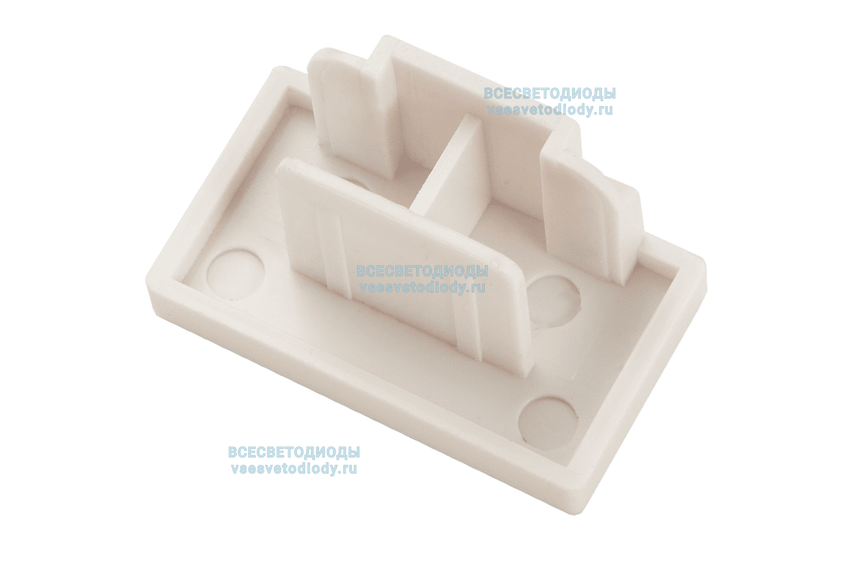 Заглушка торцевая, белая на однофазный шинопровод aax-evr1-w-Dn