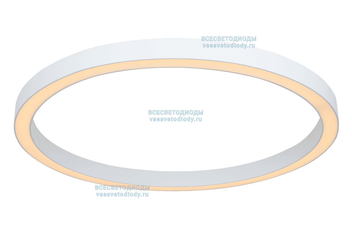 Светильник кольцо светодиодное Ring 50W, D600 мм*35, 5000К, с протоколом управления Dali, белый, накладной, IP 40