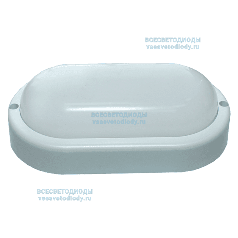 Светильник ЖКХ светодиодный овальный 8Вт IONICH ILED-SMD2835-СПП-8-650-220-6.5-IP65-O