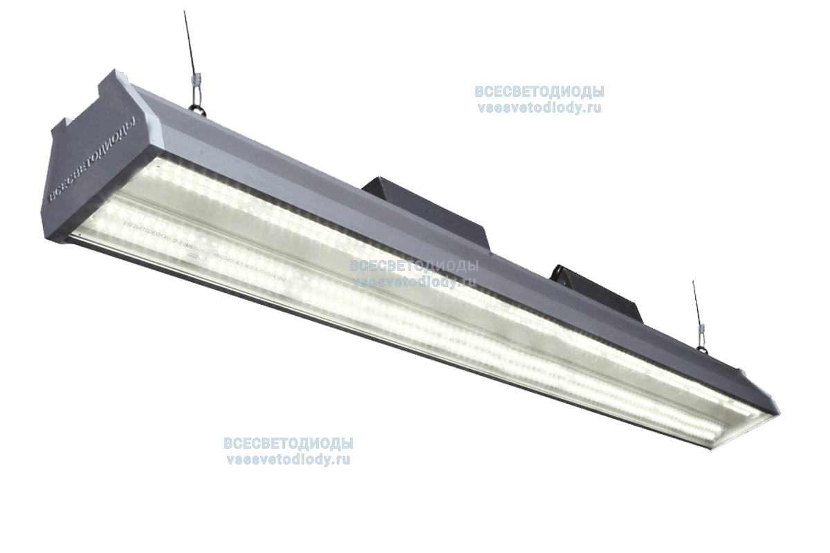 Светильник Полюс с тросовым креплением 100W-13500Lm, 5000-5500K, IP65