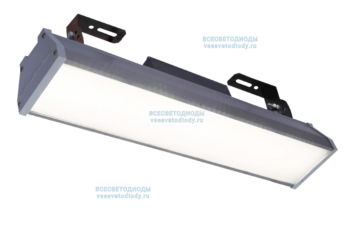 Светильник Полюс с поворотным креплением 37W-4200Lm, 5000-5500K, Опал, IP65