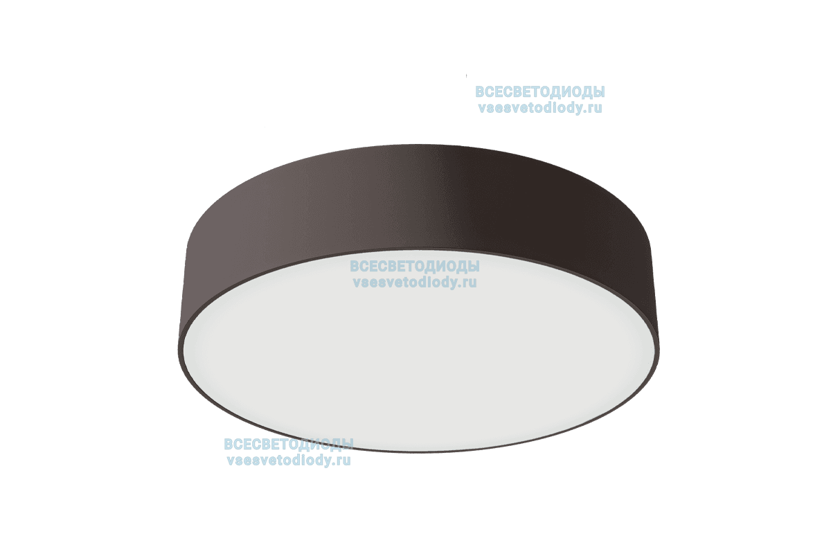 Светильник Round 135W, D1000 мм, 3000К, черный, накладной, IP 40