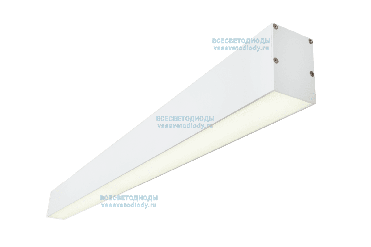 Светильник профильный L70 36W, 1015 мм, 5000К, белый, накладной, IP 40