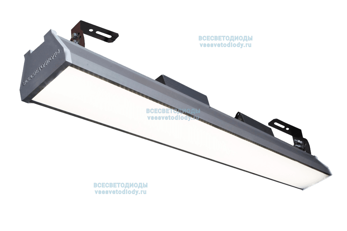 Светильник Полюс с поворотным креплением 100W-11050Lm, 5000-5500K, Опал, IP65