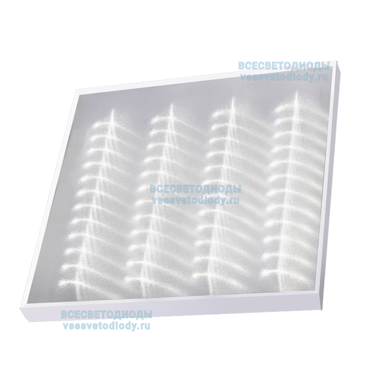 Светильник Армстронг 30W-3900Lm с протоколом управления Dali Стандарт 5000-5500К Микропризма IP40