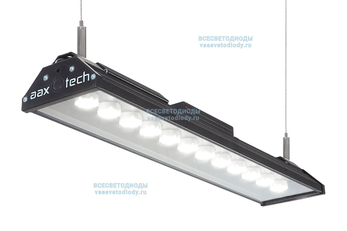 Светильник Сапфир 50W-5000Lm КСС Г с тросовым креплением