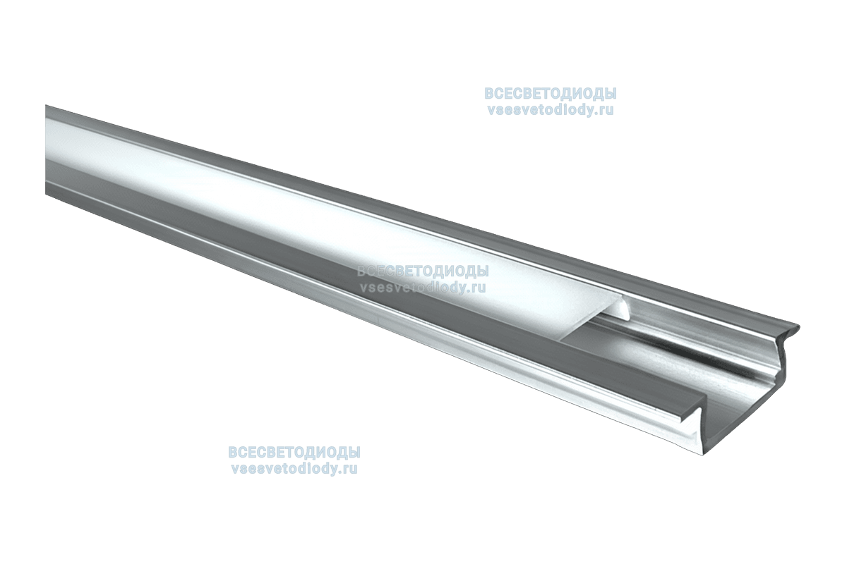 Профиль встраиваемый AAX-B 16x7мм (с рамкой) 1000мм