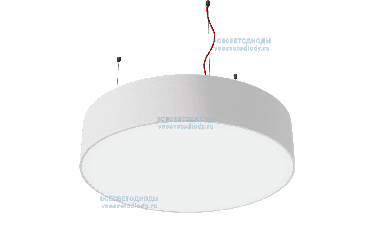 Светильник Round 135W, D1000 мм, 3000К, белый, подвесной, IP 40