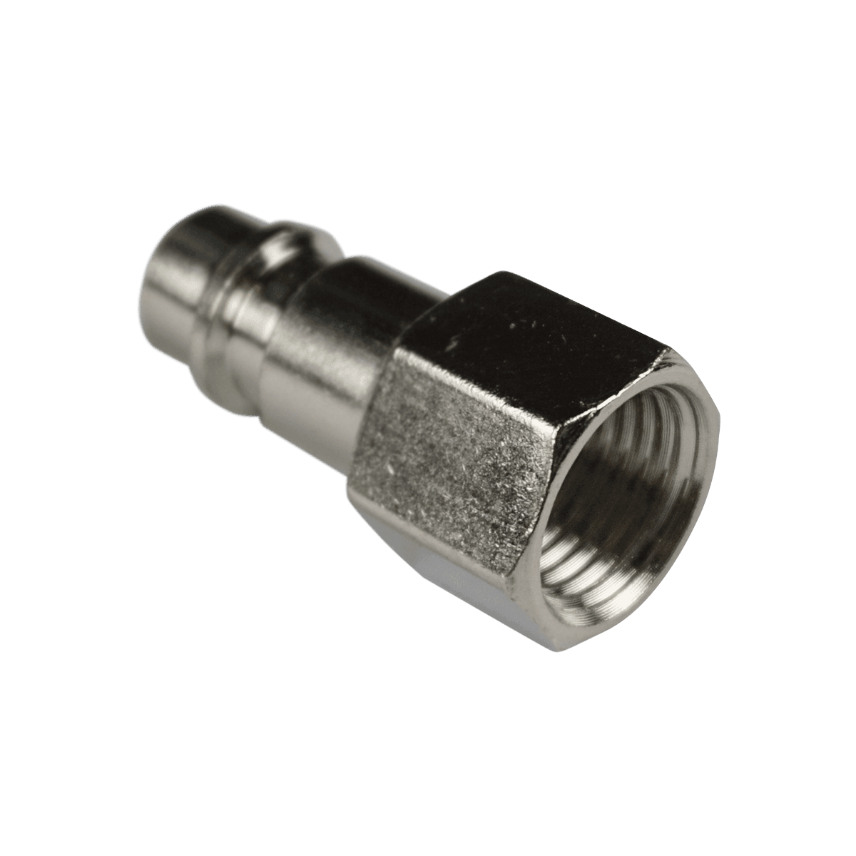 АДАПТЕР-СОЕДИНИТЕЛЬ ПНЕВМАТИЧЕСКИЙ РЕЗЬБА F1/4" НА БЫСТРОСЪЁМ M1/4" BERGER BG1405