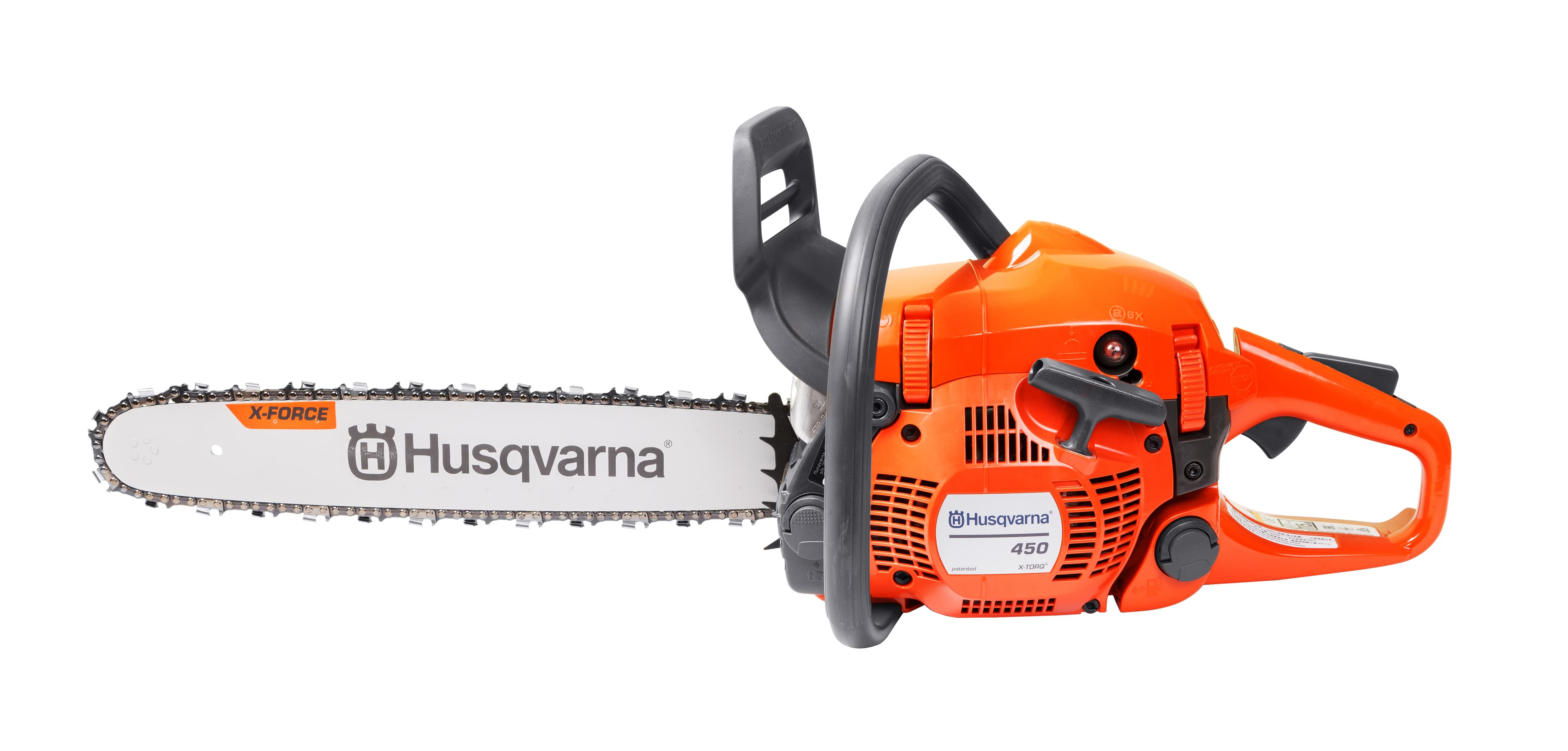 Пила бензиновая Husqvarna 450II X-Torq (шина 45см-1,5мм, цепь 0,325-72 звена)