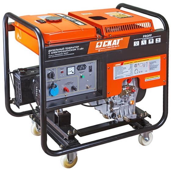 Установка генераторная дизельная УГД-11000Е PROFF