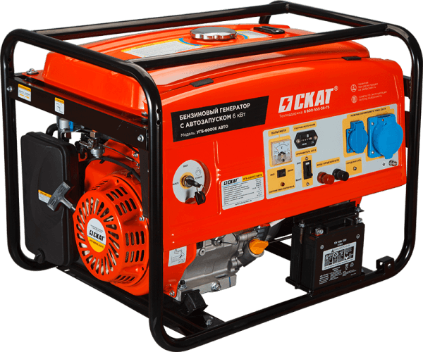 Установка генераторная бензиновая УГБ-6000Е/АВТО