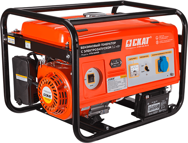 Установка генераторная бензиновая УГБ-3200Е