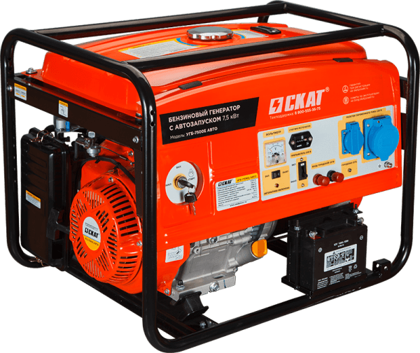 Установка генераторная бензиновая УГБ-7500Е/АВТО