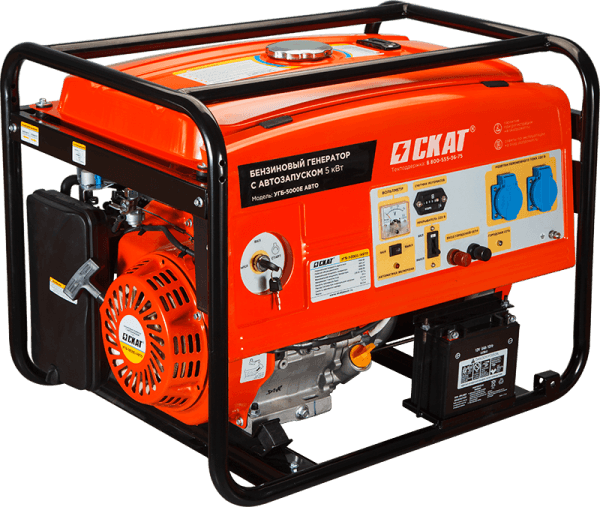 Установка генераторная бензиновая УГБ-5000Е/АВТО