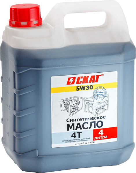 Масло для 4-тактных двигателей синтетическое SAE 5W30 4 л
