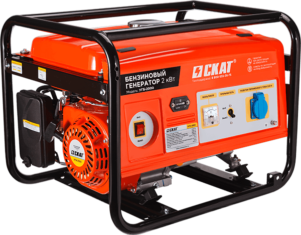 Установка генераторная бензиновая УГБ-2000