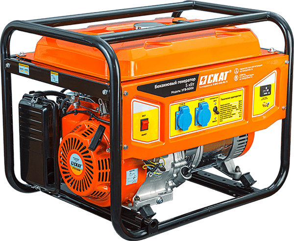 Установка генераторная бензиновая УГБ-5000