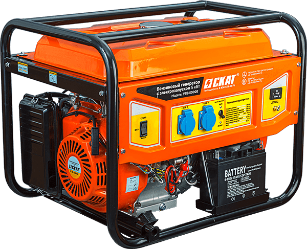 Установка генераторная бензиновая УГБ-5000Е