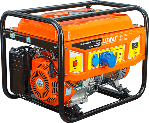 Установка генераторная бензиновая УГБ-6000