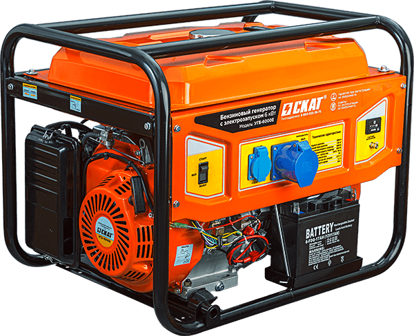 Установка генераторная бензиновая УГБ-6000Е