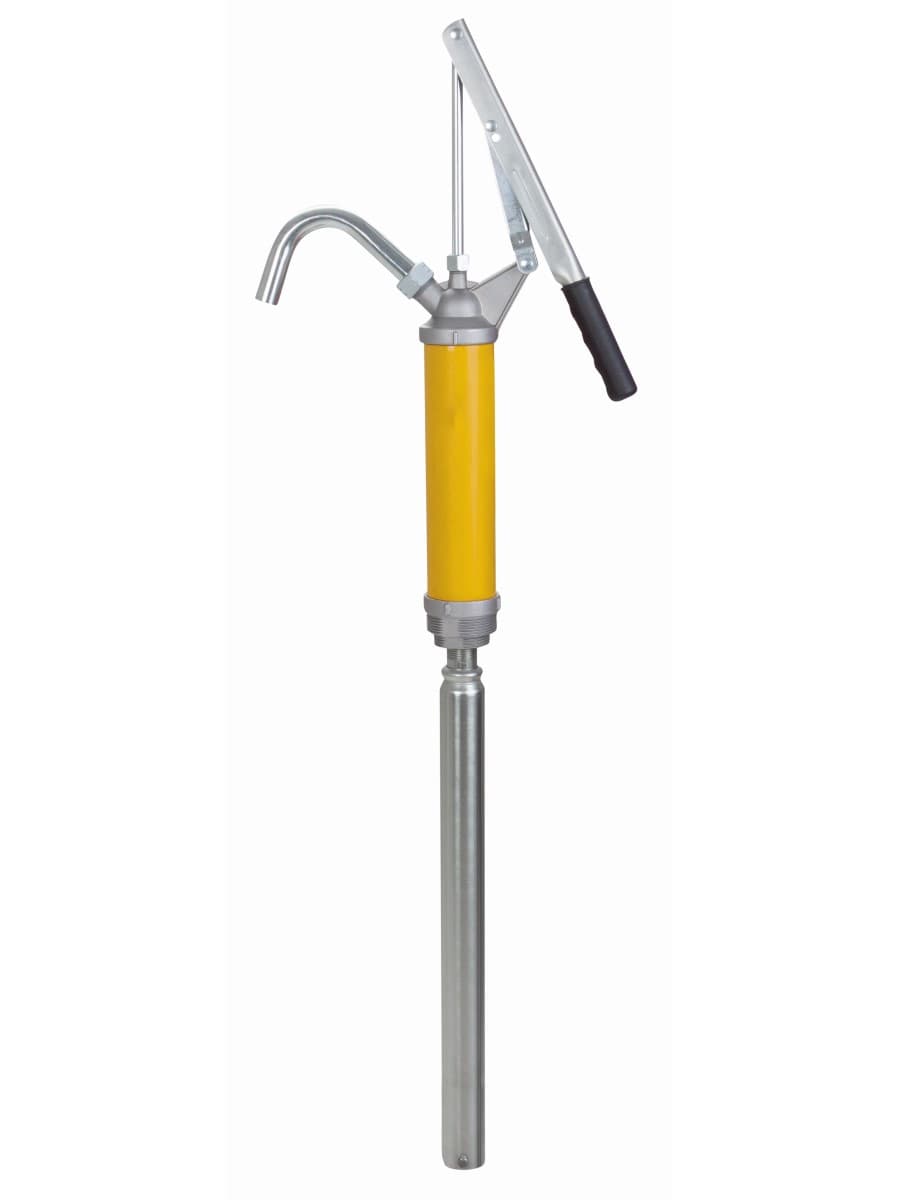 Бочковой рычажный насос для ДТ, масла, керосина, для бочек 50-205 л, 0,3 л/ход (желтый)