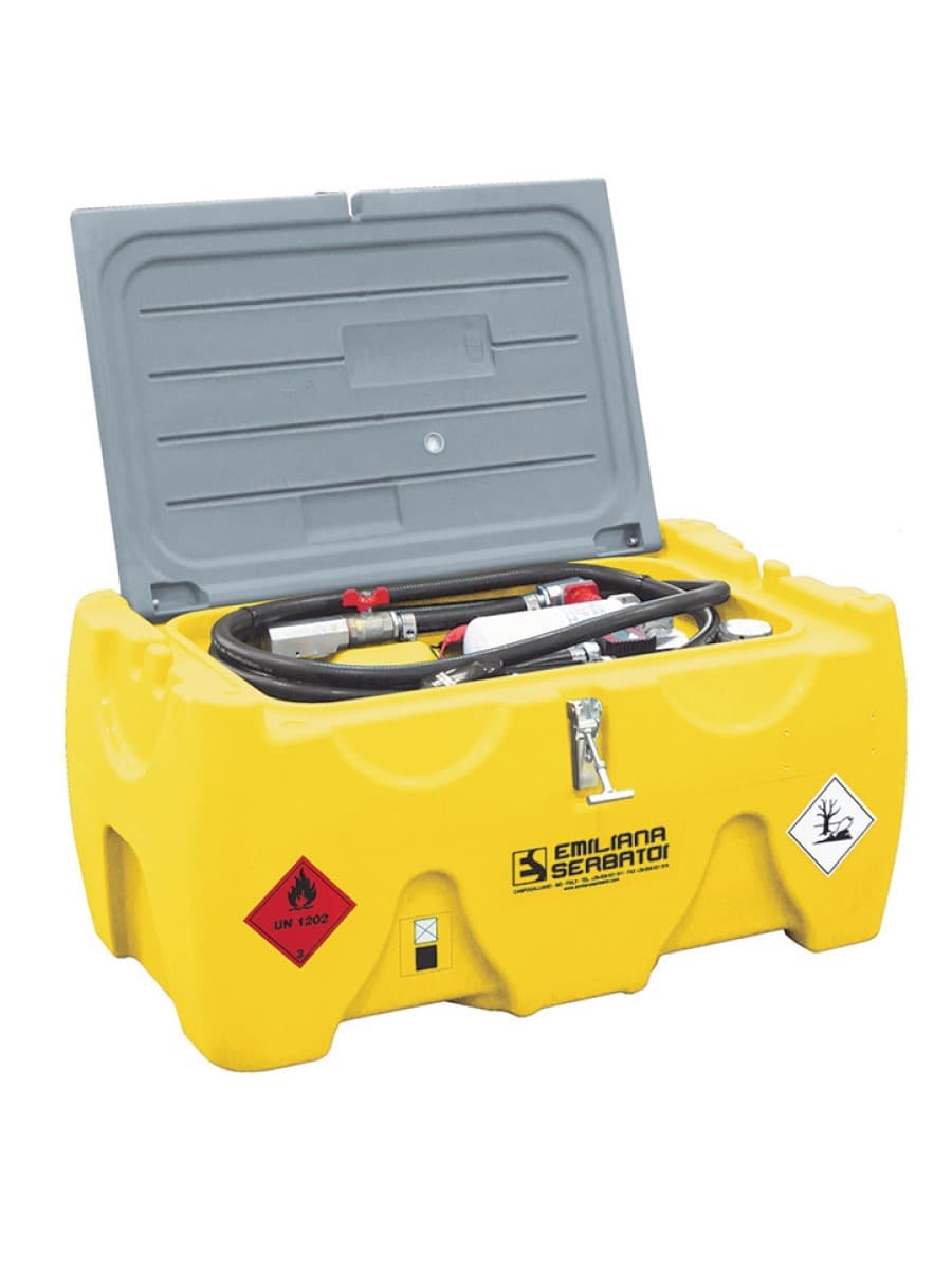 Carrytank 150 ДТ, электронасос 24В - 40 л/мин, 4 м шланг, пистолет-автомат