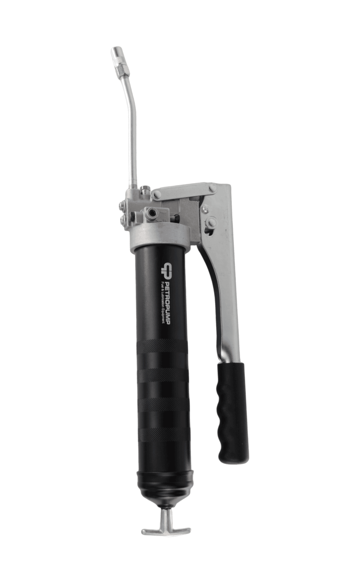 Рычажный шприц для смазки 500см3, 1/8" BSPT, 130 бар, стальная трубка с насадкой, 3,2 г/ход