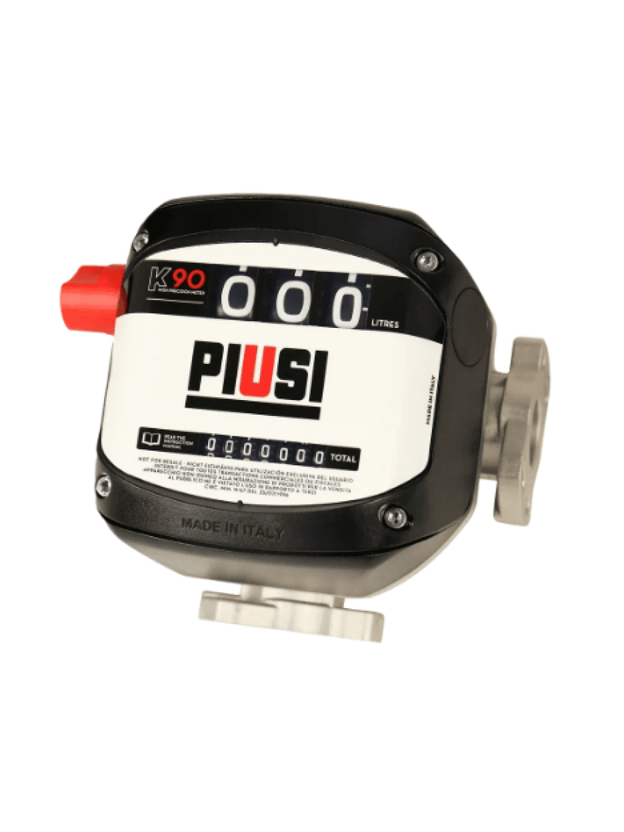 K90 ver. WS ДТ - 3-х разрядный механический счетчик для ДТ, 20-90 л/мин