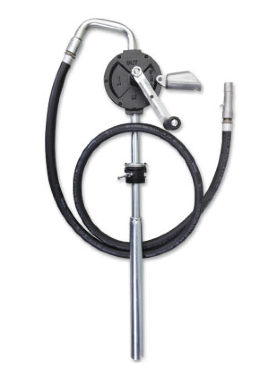 Роторный насос с рукавом для бензина, ДТ и растворителей, для бочек 50-205