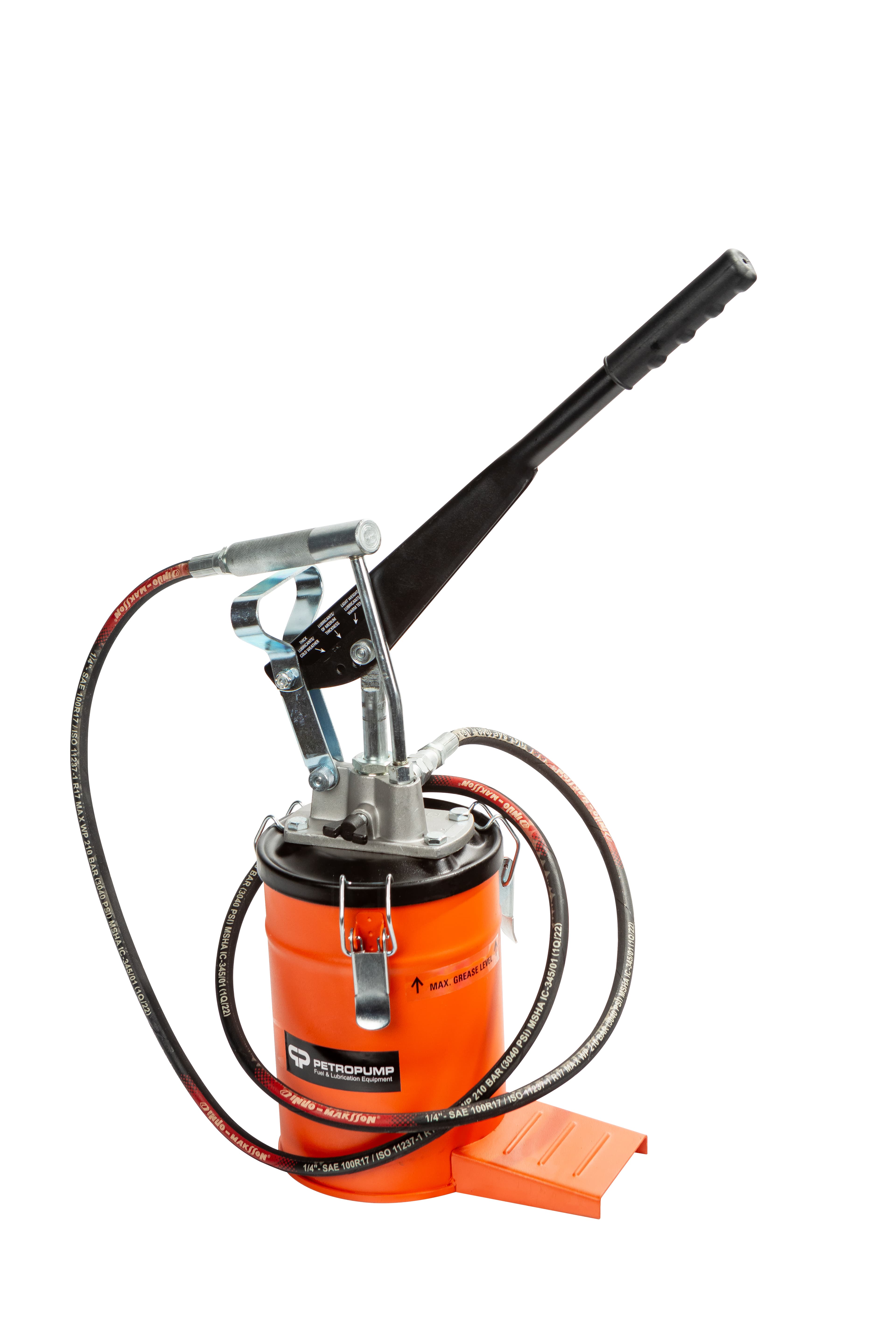 Ручной солидолонагнетатель с емкостью 3 кг, 275 бар