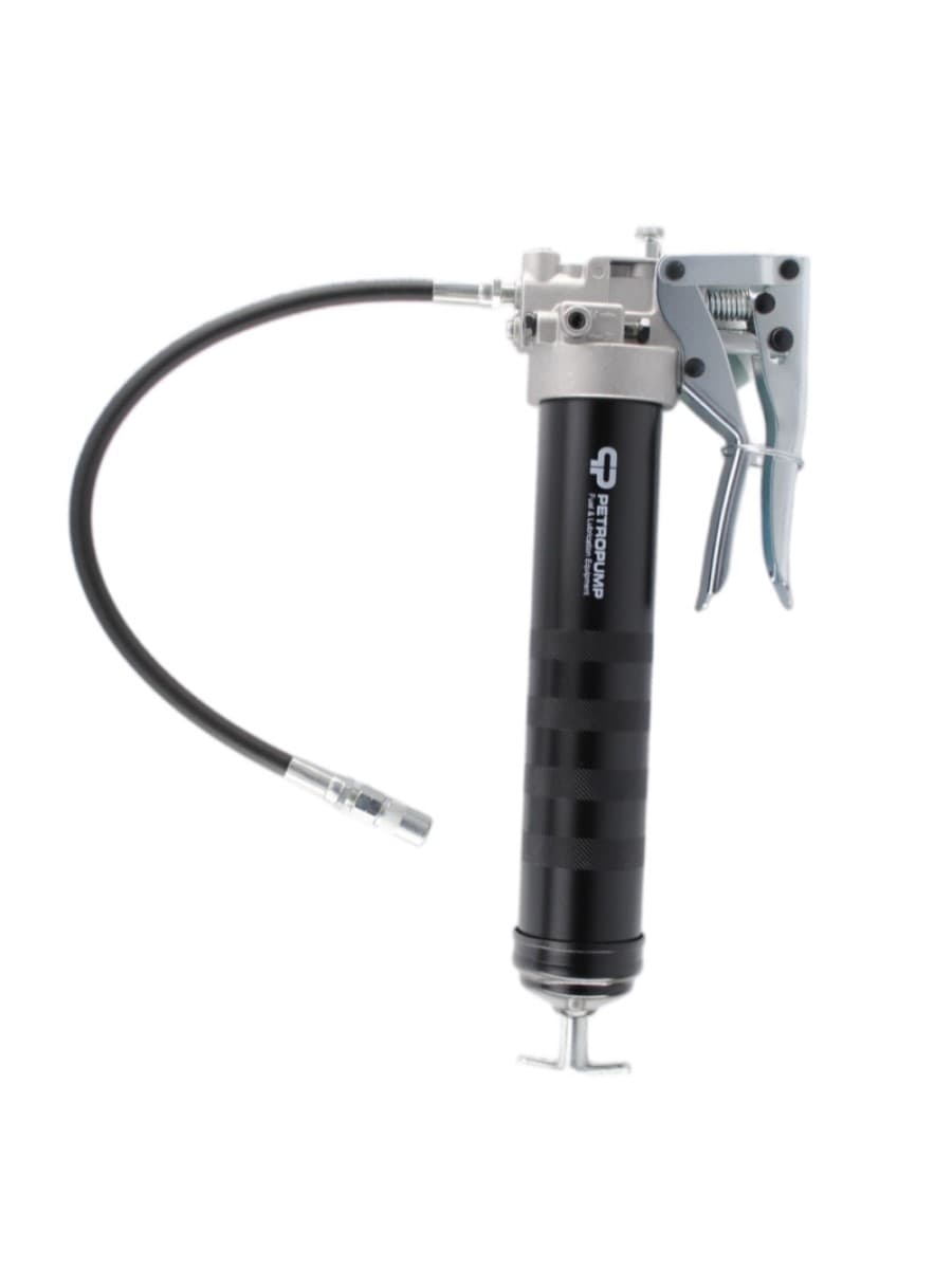 Шприц пистолетного типа для смазки 500см3, 1/8" BSPT, 130 бар, шланг с насадкой, 1,3 г/ход