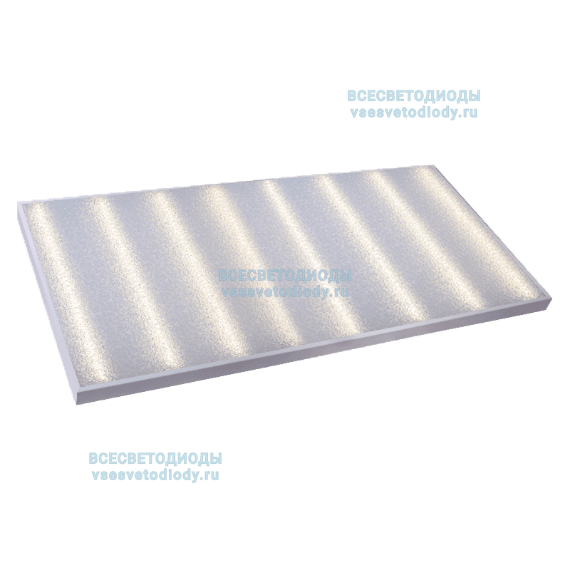 Светильник Армстронг 80W-9600Lm Cтандарт двойной 5000-5500К Колотый лед